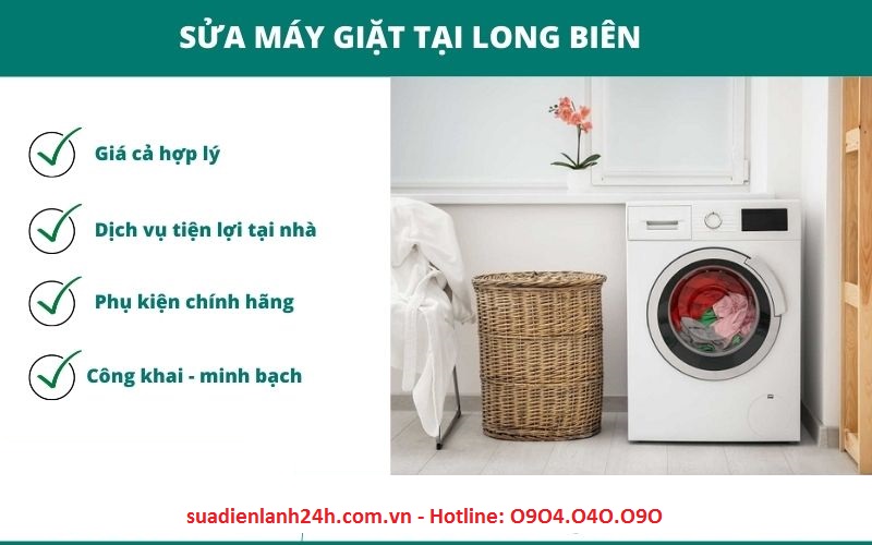 Sửa máy giặt tại Phúc Lợi uy tín phục vụ 24/7
