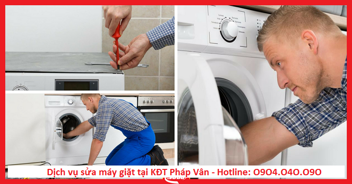 Dịch vụ sửa máy giặt tại KĐT Pháp Vân