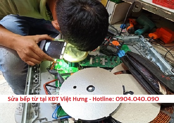 Dịch vụ sửa bếp từ tại KĐT Việt Hưng